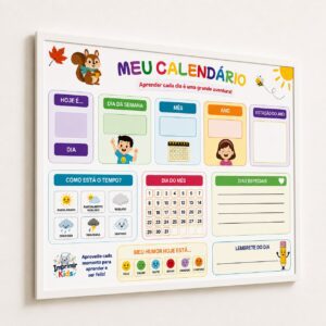Calendário Infantil para Imprimir | PDF